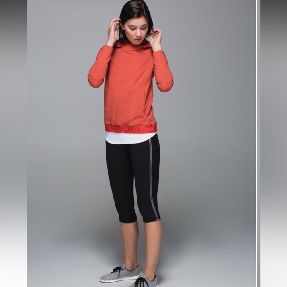 108. Lululemon $98 All Good Pullover Heathered Alarming / Alarming 8